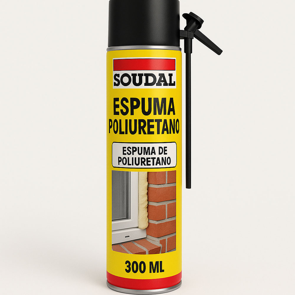 ESPUMA POLIURETANO SOUDAL 300 ML