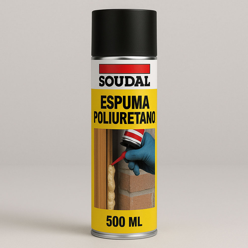 ESPUMA POLIURETANO SOUDAL 500 ML