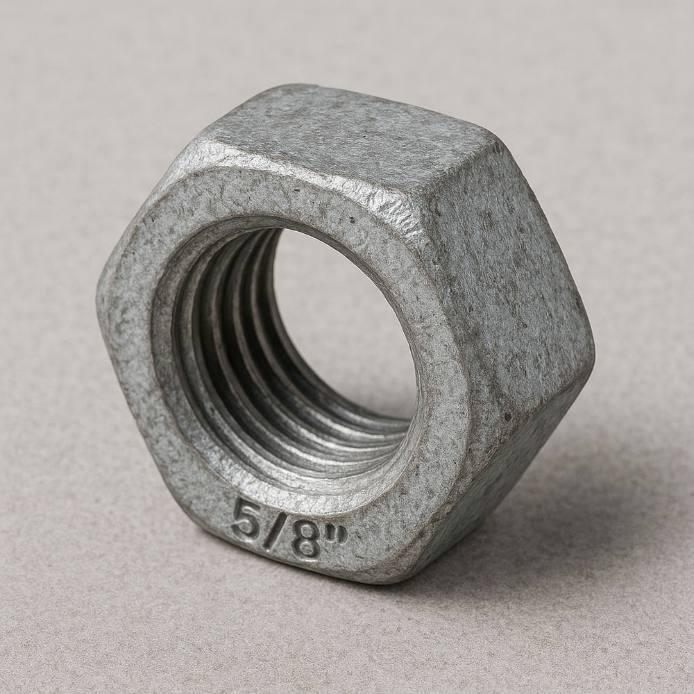 TUERCA GALVANIZADA 5/8″ 5/8″ 10un.